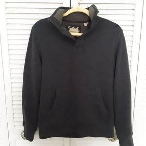 Charcoal gray sweatshirt w/pocket